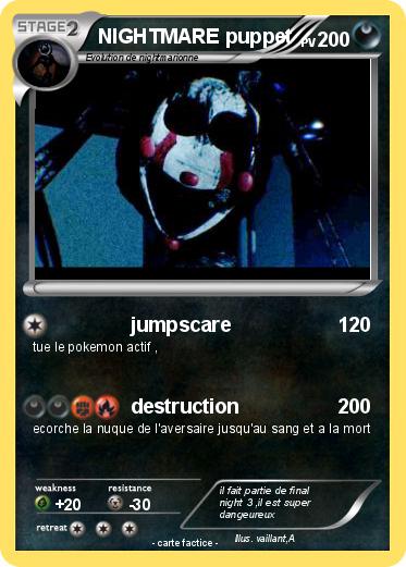 Pokemon NIGHTMARE puppet
