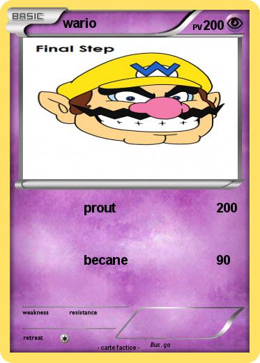 Pokemon wario