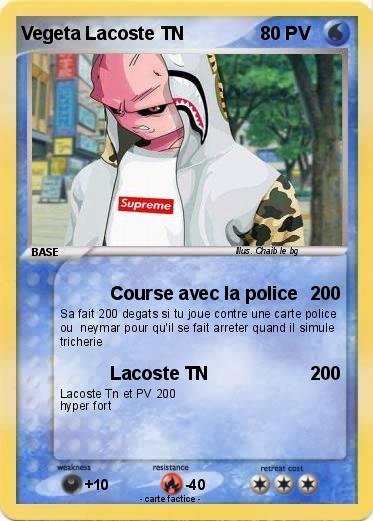 Pokemon Vegeta Lacoste TN