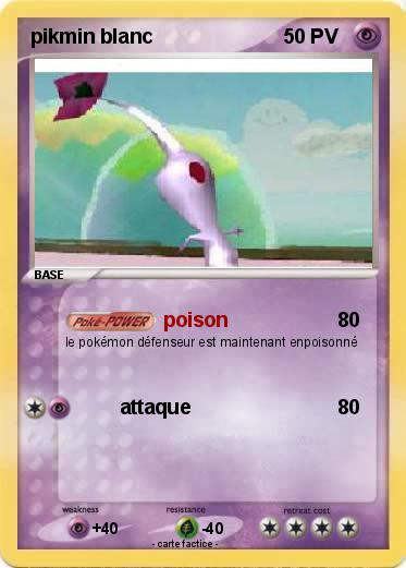 Pokemon pikmin blanc