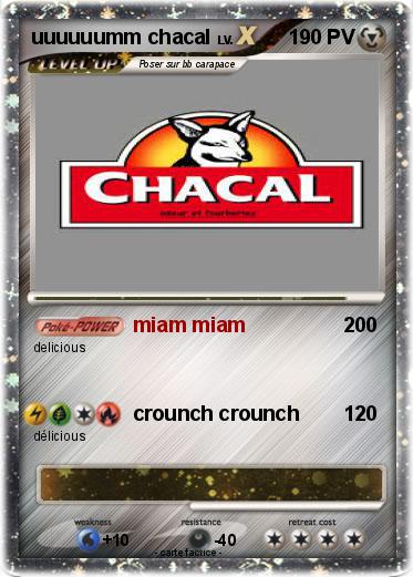 Pokemon uuuuuumm chacal
