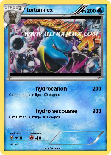 Pokemon tortank ex