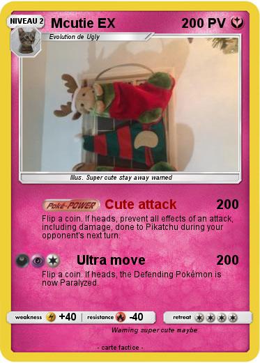Pokemon Mcutie EX