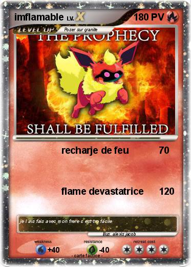 Pokemon imflamable