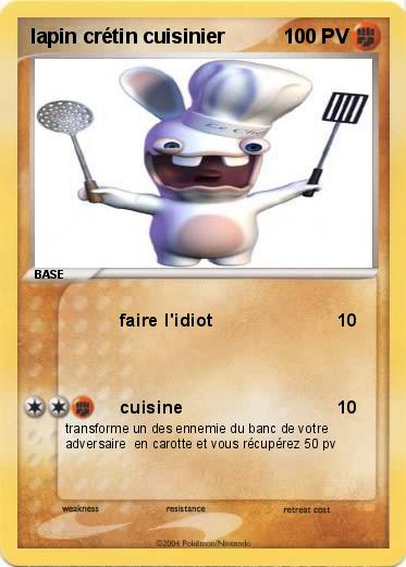 Pokemon lapin crétin cuisinier