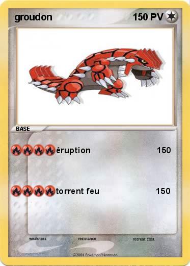 Pokemon groudon