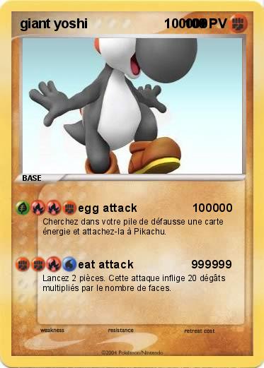 Pokemon giant yoshi                     100000