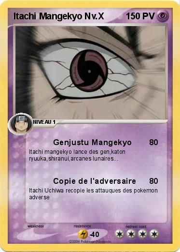 Pokemon Itachi Mangekyo Nv.X