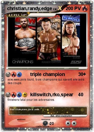 Pokemon christian,randy,edge