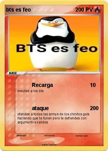 Pokemon bts es feo