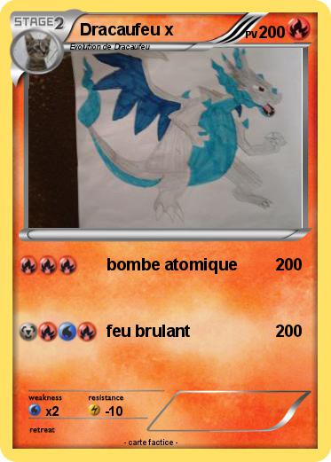 Pokemon Dracaufeu x