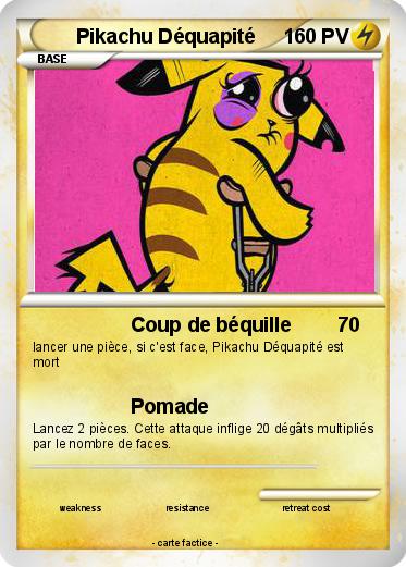 Pokemon Pikachu Déquapité