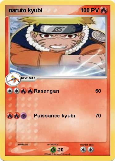 Pokemon naruto kyubi