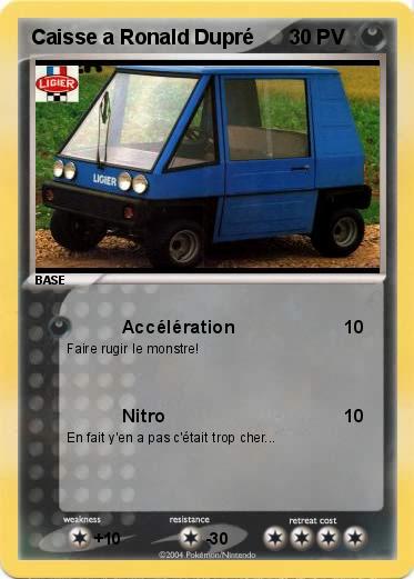 Pokemon Caisse a Ronald Dupré