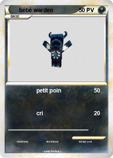 Pokemon bébé warden