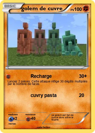 Pokemon golem de cuvre