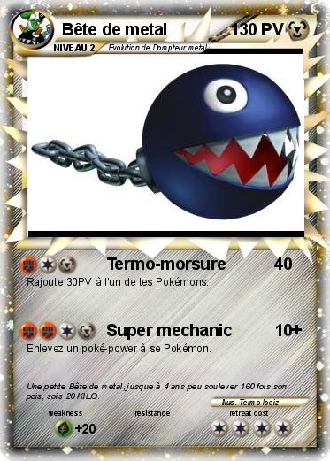 Pokemon Bête de metal