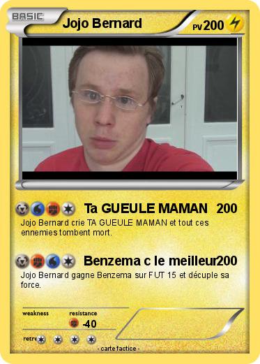 Pokemon Jojo Bernard