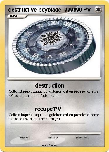 Pokemon destructive beyblade  9999