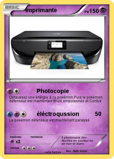 Pokemon Imprimante