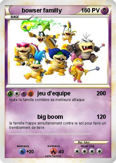 Pokemon bowser familly