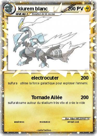 Pokemon kiurem blanc