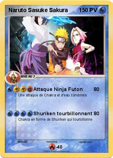 Pokemon Naruto Sasuke Sakura 