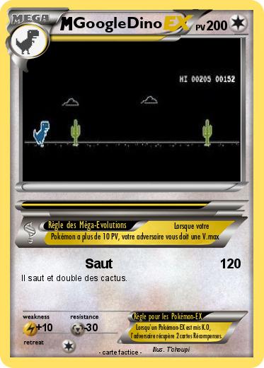 Pokemon GoogleDino