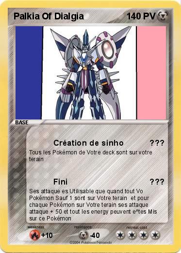 Pokemon Palkia Of Dialgia