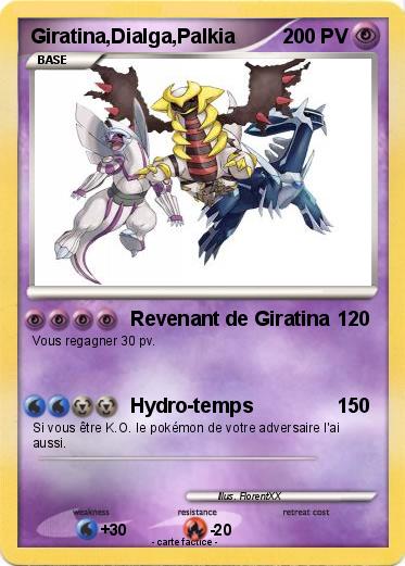 Pokemon Giratina,Dialga,Palkia