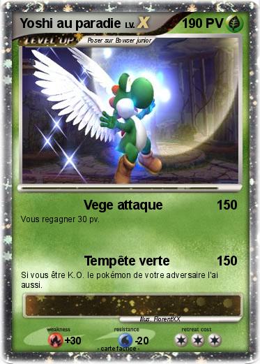 Pokemon Yoshi au paradie