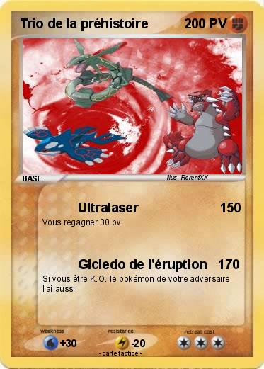 Pokemon Trio de la préhistoire