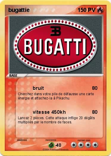 Pokemon bugattie