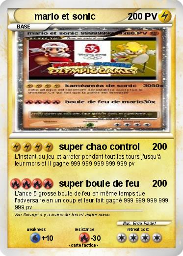 Pokemon mario et sonic