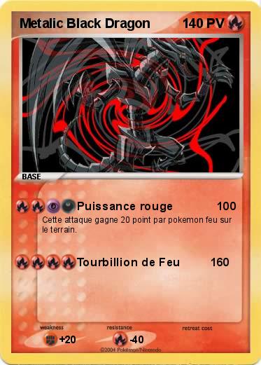 Pokemon Metalic Black Dragon