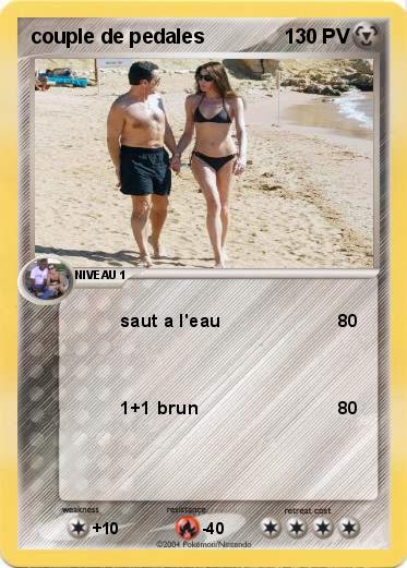 Pokemon couple de pedales