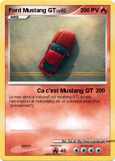 Pokemon Ford Mustang GT