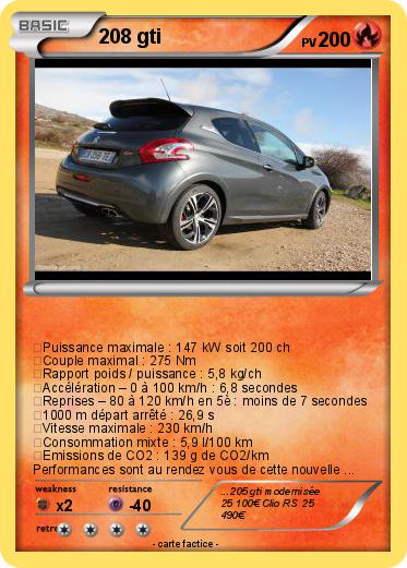 Pokemon 208 gti