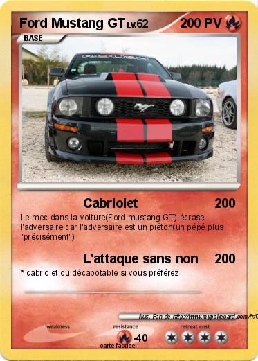 Pokemon Ford Mustang GT