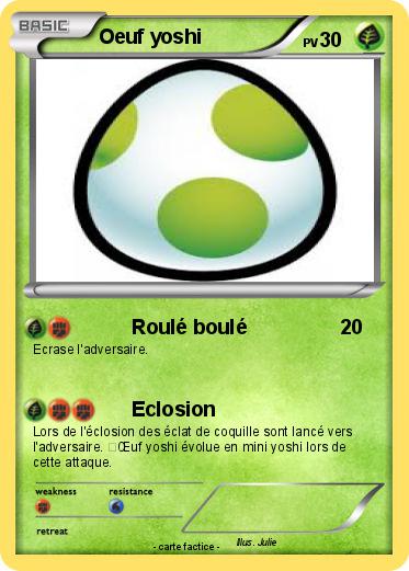 Pokemon Oeuf yoshi