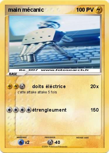 Pokemon main mécanic