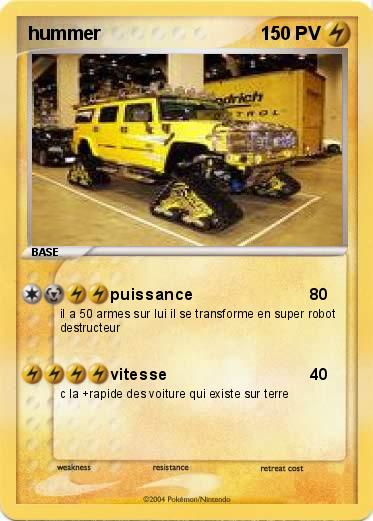 Pokemon hummer