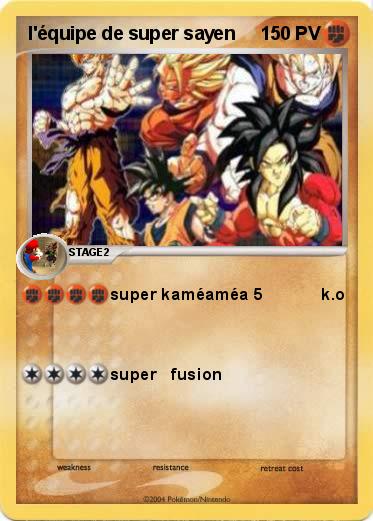 Pokemon l'équipe de super sayen