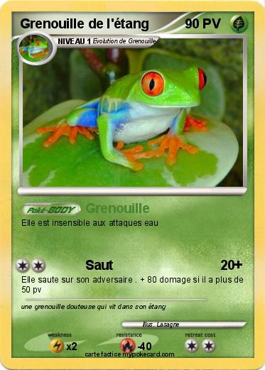 Pokemon Grenouille de l'étang