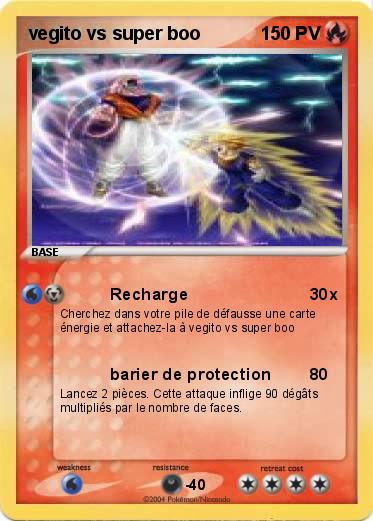 Pokemon vegito vs super boo 