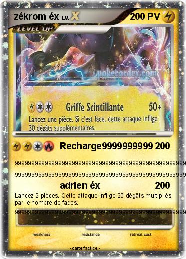 Pokemon zékrom éx