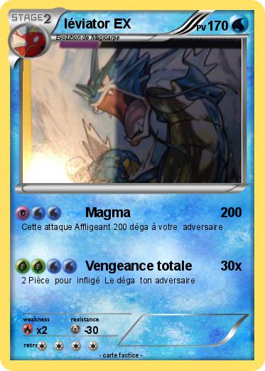 Pokemon léviator EX
