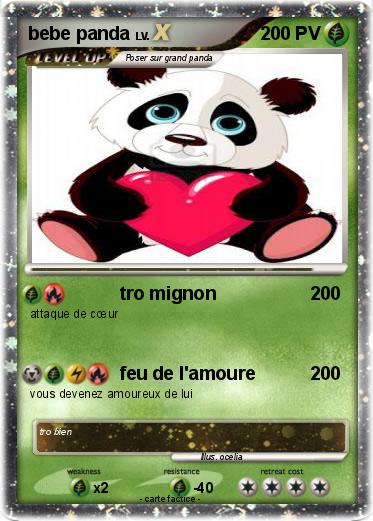 Pokemon bebe panda