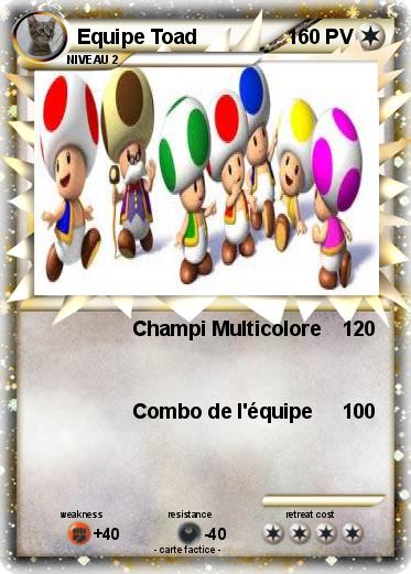 Pokemon Equipe Toad