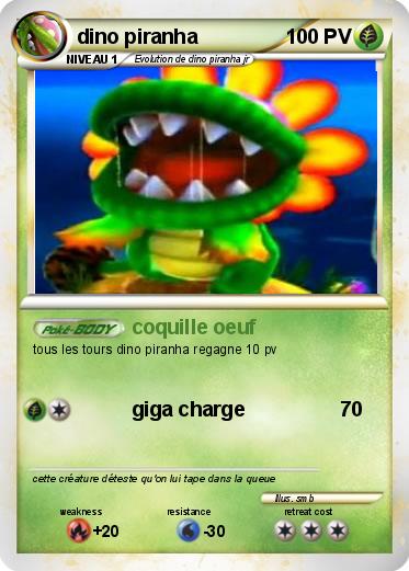 Pokemon dino piranha